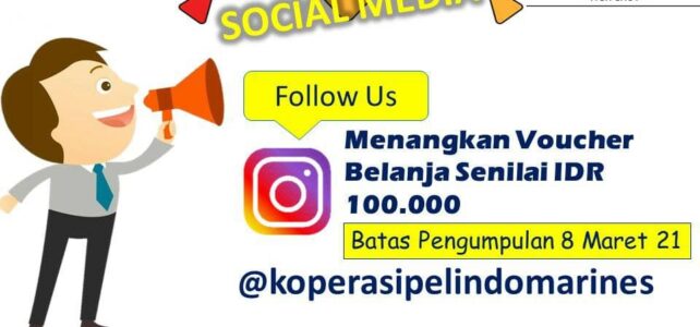 Give Away Sosial Media Koperasi Pelindo Marines